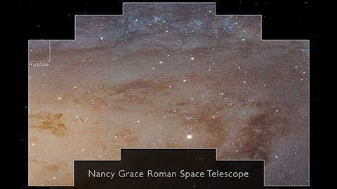 Roman vs. Hubble : field of view